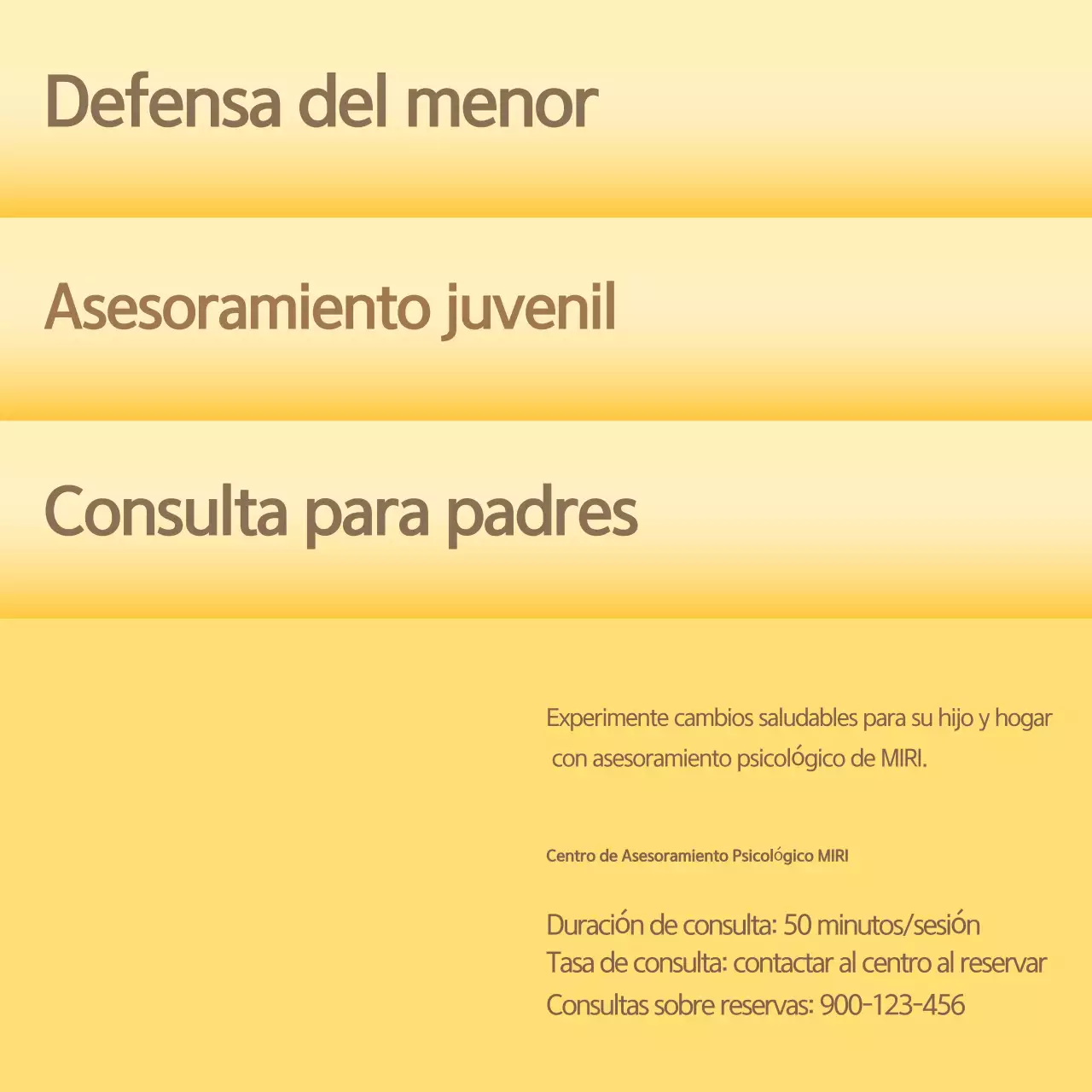 Guía de consulta Yellow Simple