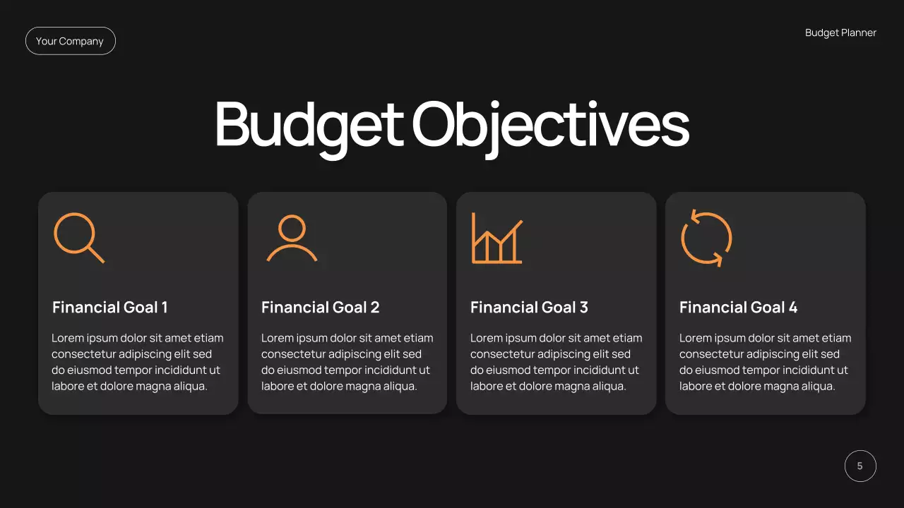Black Modern Budget Planning Promotion Instagram Post