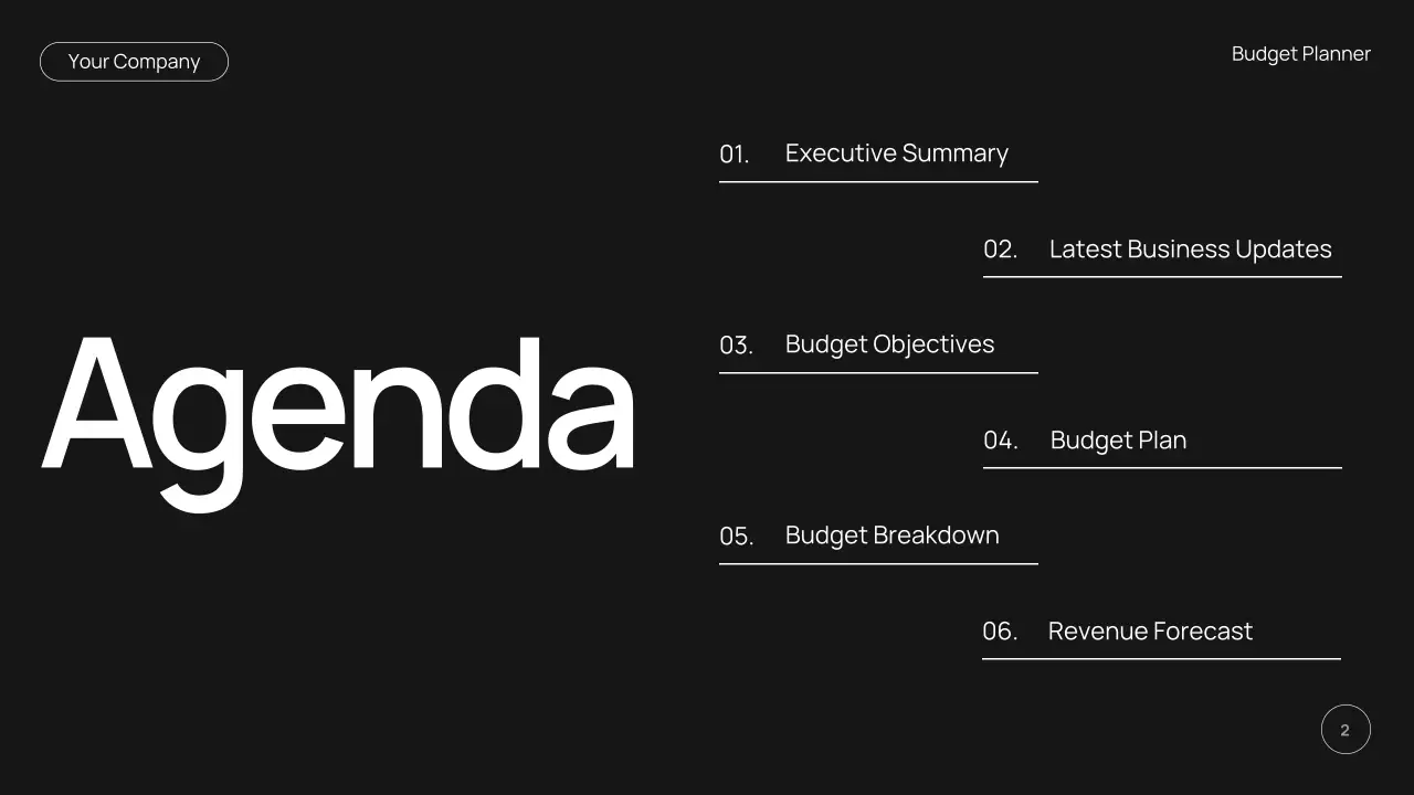 Black Modern Budget Planning Promotion Instagram Post