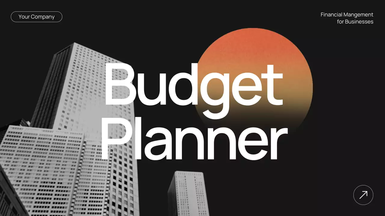 Black Modern Budget Planning Promotion Instagram Post