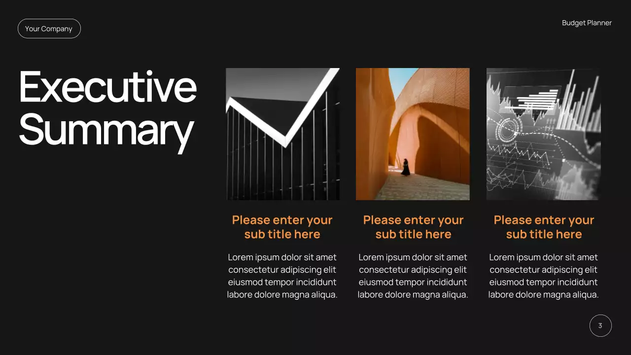 Black Modern Budget Planning Promotion Instagram Post