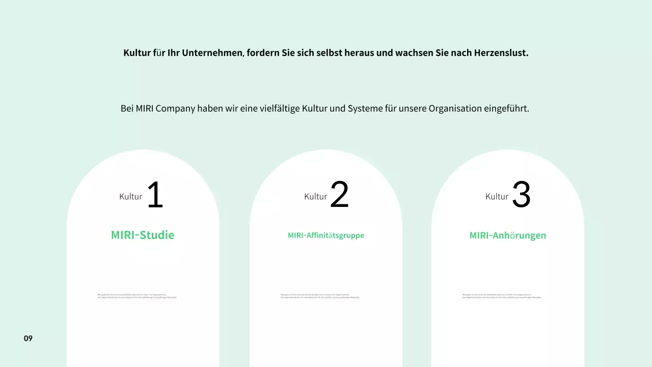 Einfache Beschreibungen der Arbeitsplatzkultur in Zusammenfassungen