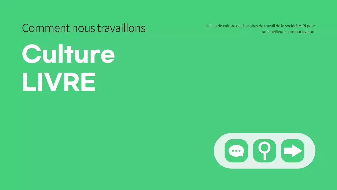 Des descriptions simples de la culture du lieu de travail dans les résumés