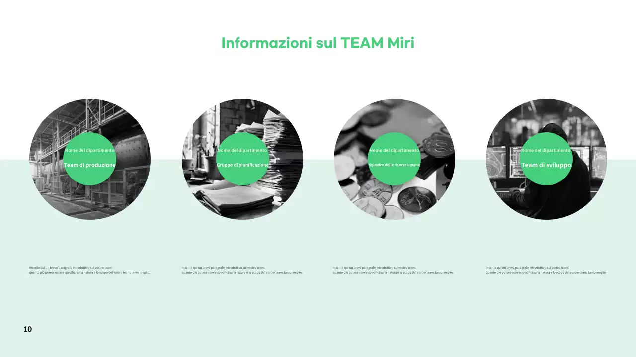 Descrizioni semplici della cultura del luogo di lavoro negli abstract