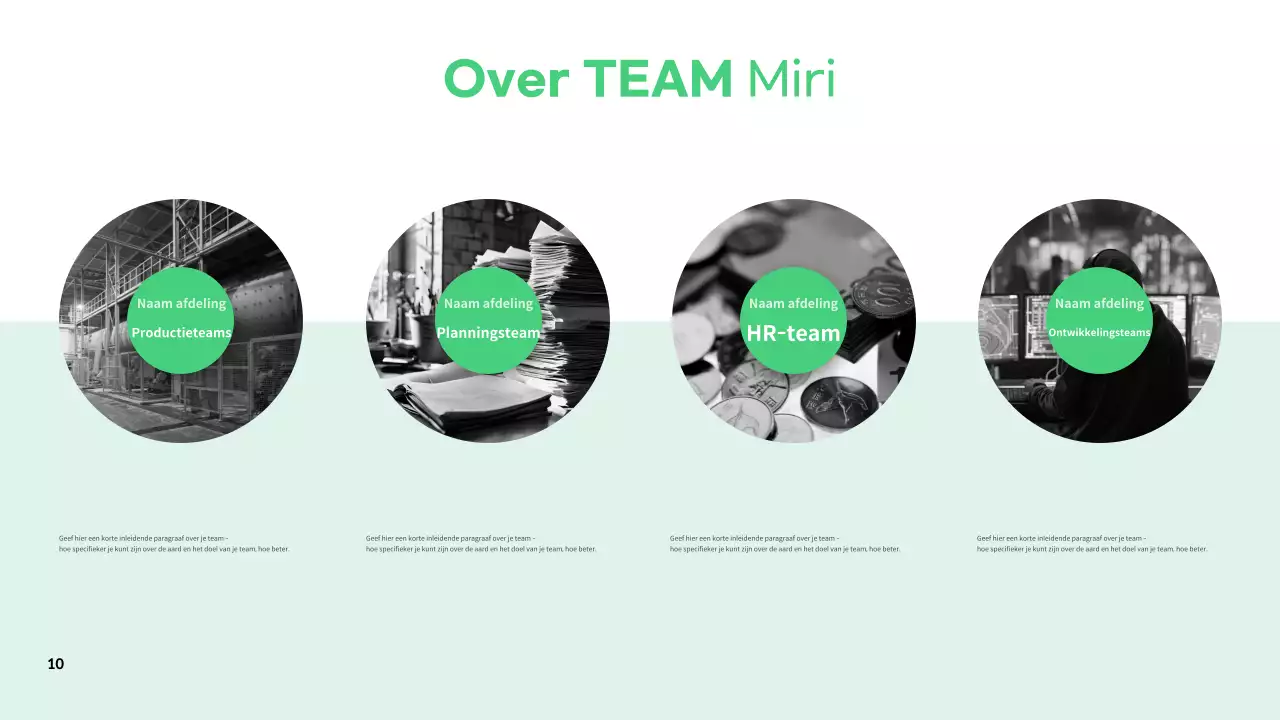 Eenvoudige beschrijvingen van werkcultuur in samenvattingen