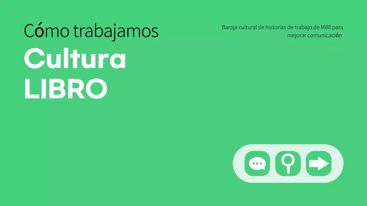 Descripciones sencillas de la cultura del lugar de trabajo en resúmenes