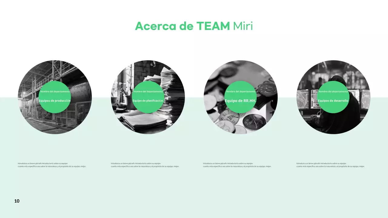 Descripciones sencillas de la cultura del lugar de trabajo en resúmenes