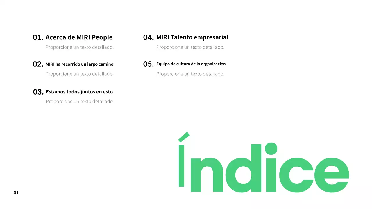 Descripciones sencillas de la cultura del lugar de trabajo en resúmenes