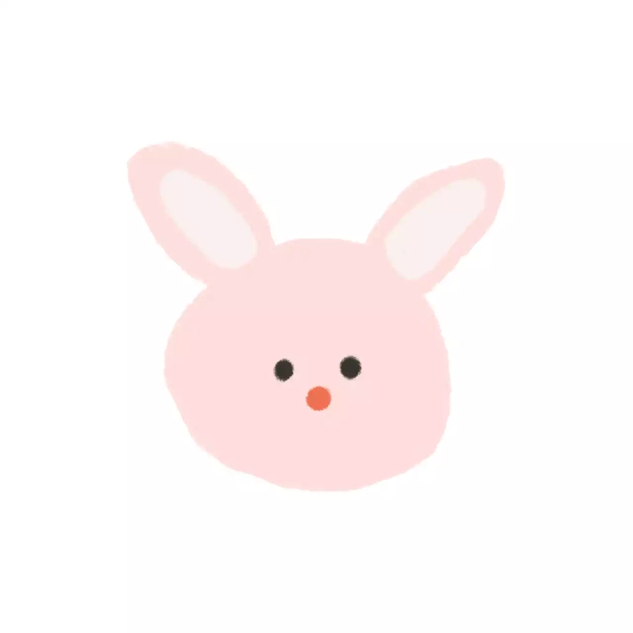 핑크 아기자기한 동물 스티커