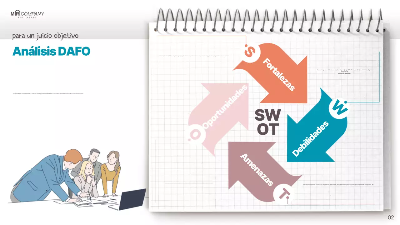 Un sencillo plan de ventas en rojo y menta