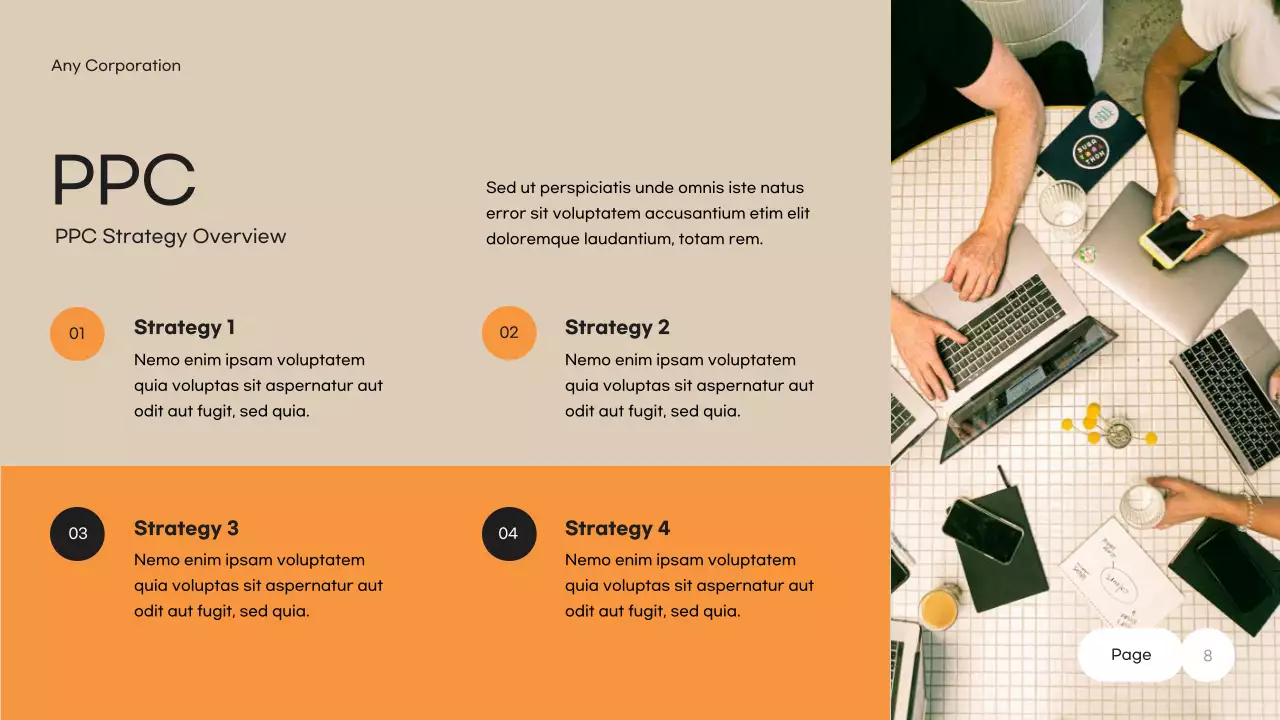 Orange Modern Marketing Strategy Presentation