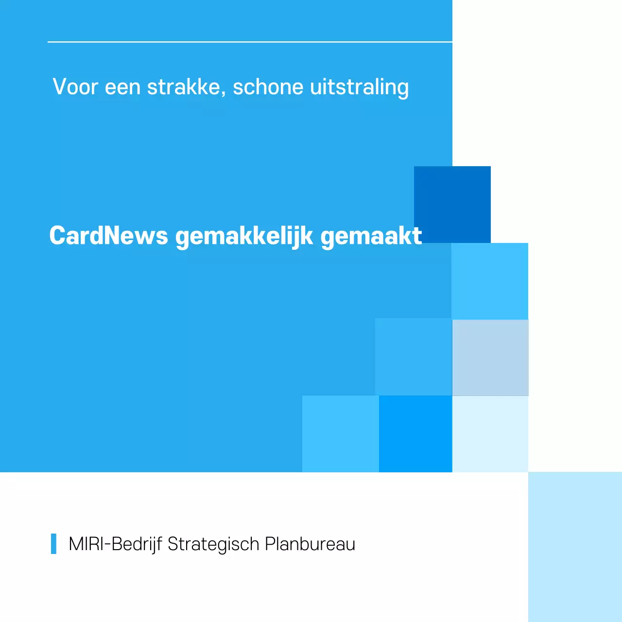 Blue chic kaartNieuwsactie