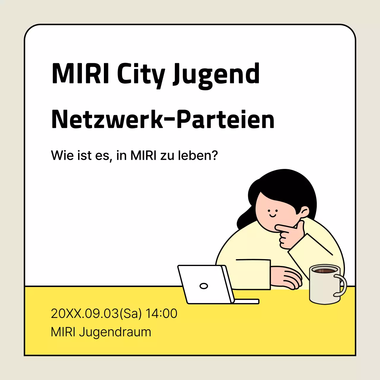 Gelb Einfache Netzwerkereignisse