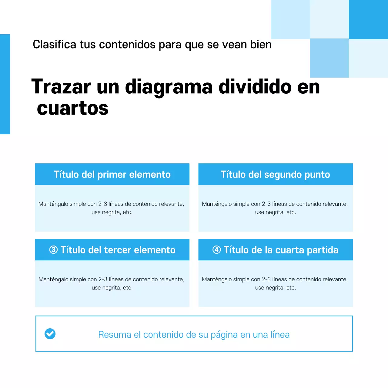 Tarjeta Blue chicPromoción de noticias