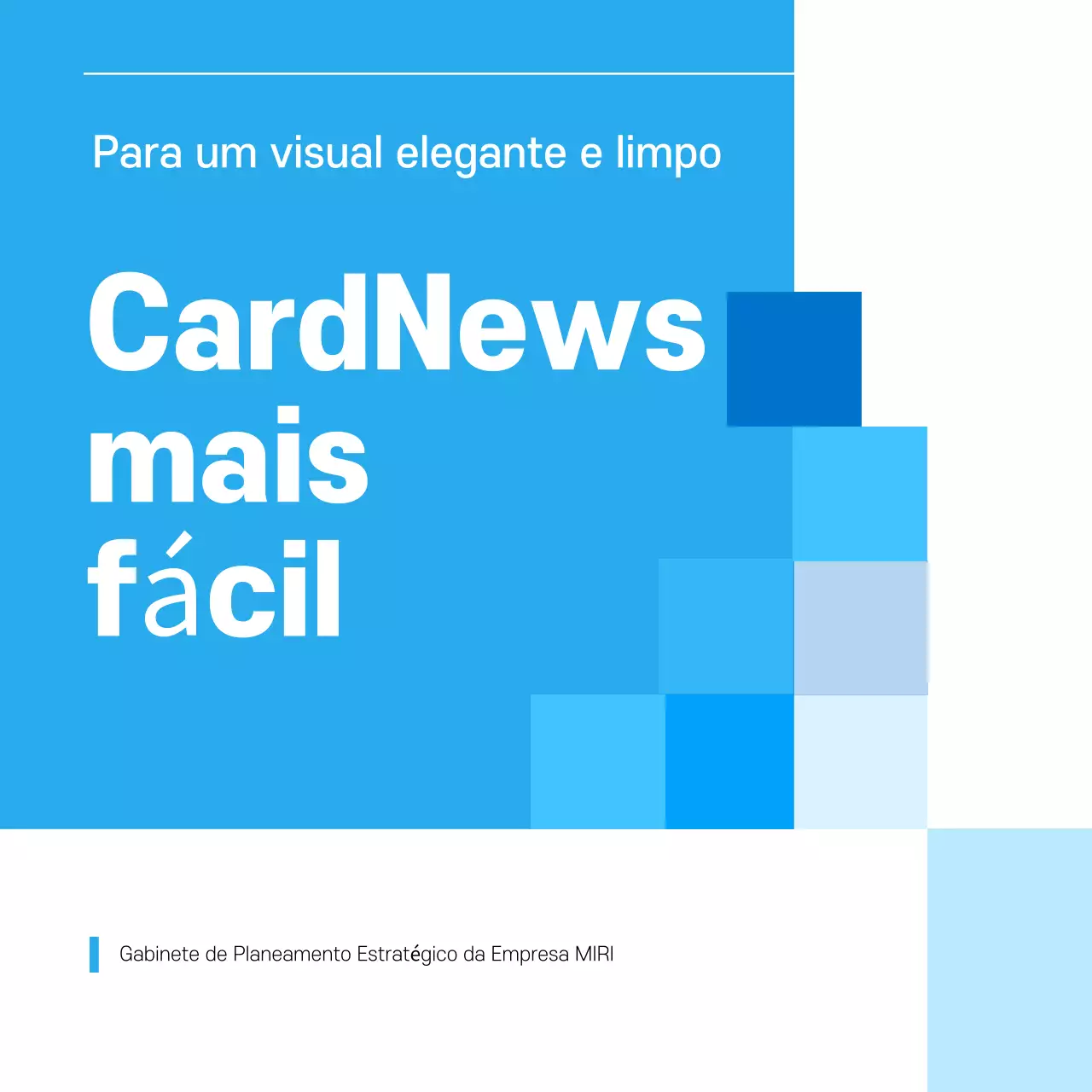 Cartão Blue chicNova promoção