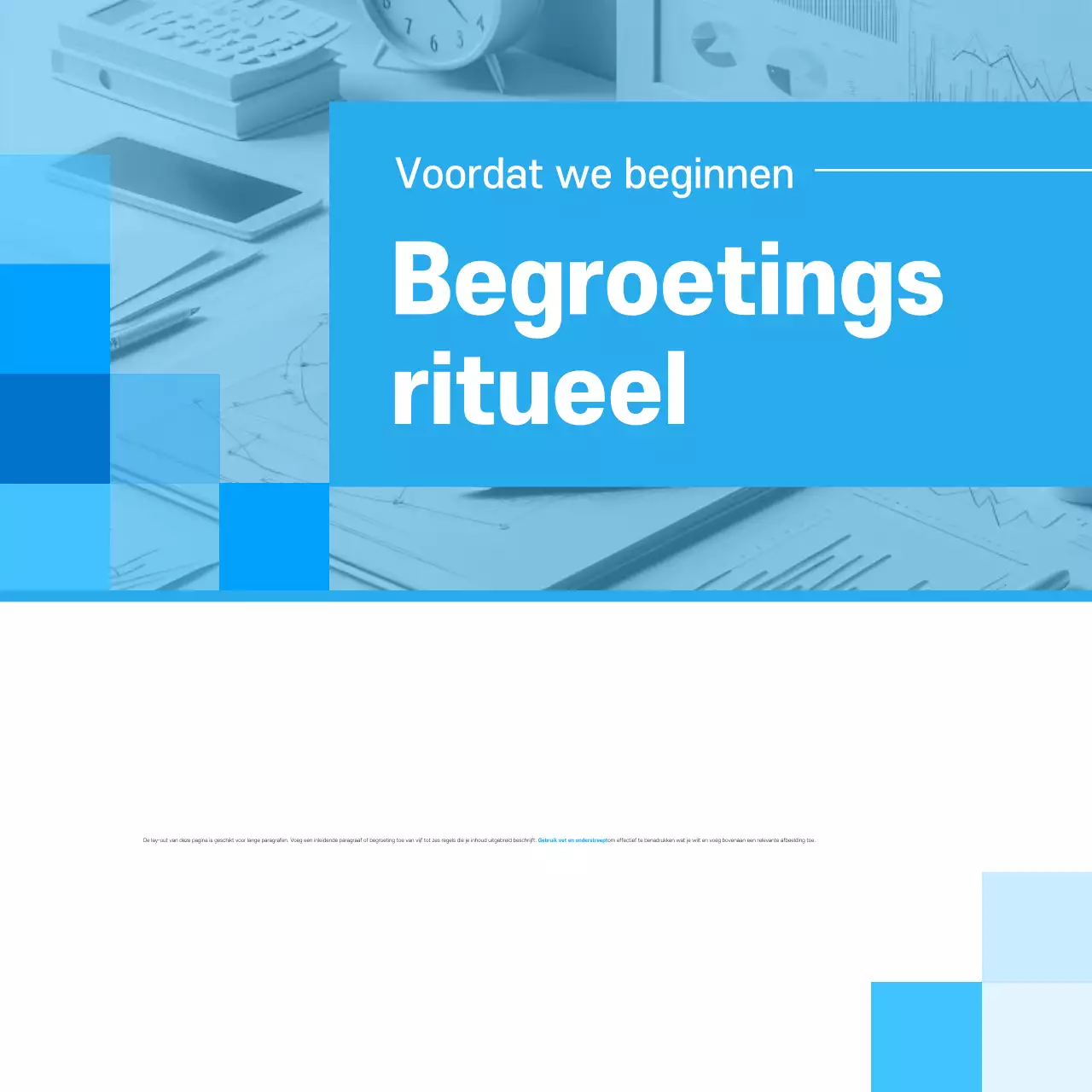 Blue chic kaartNieuwsactie