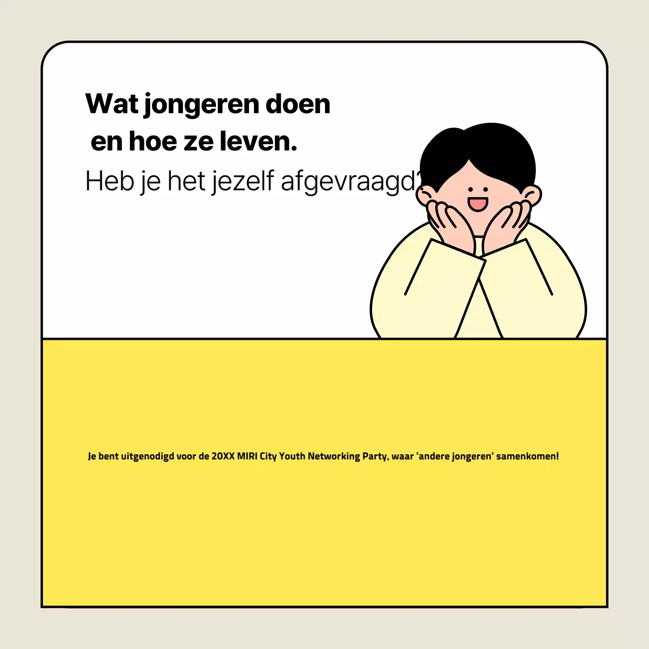 Gele eenvoudige netwerkgebeurtenissen