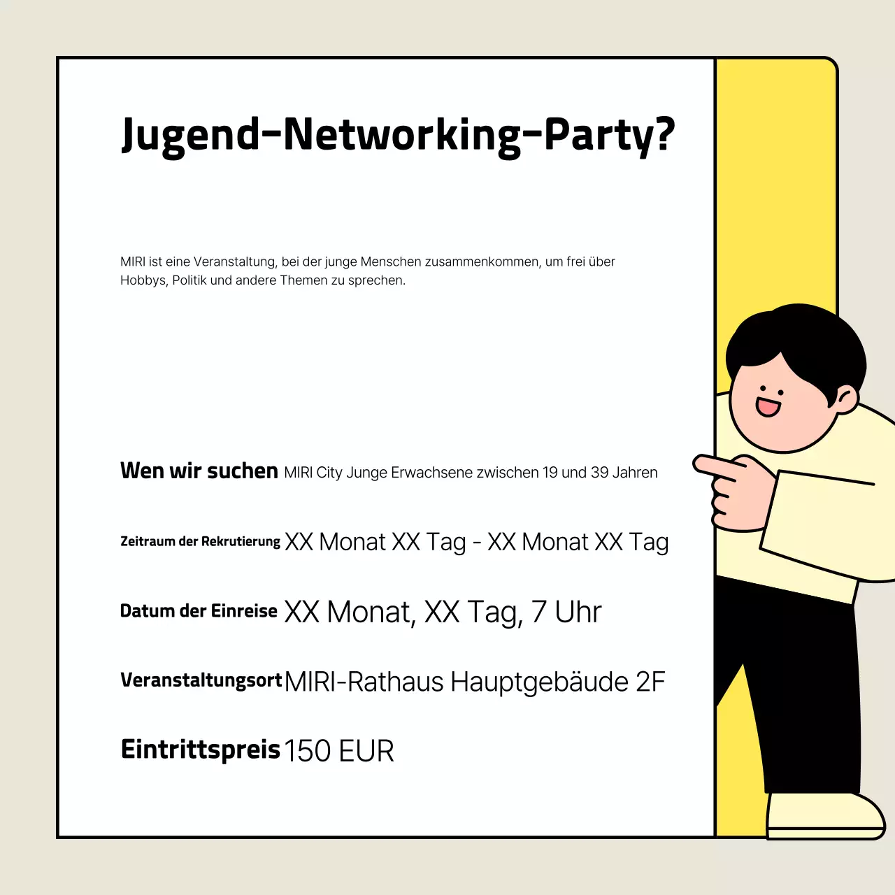 Gelb Einfache Netzwerkereignisse