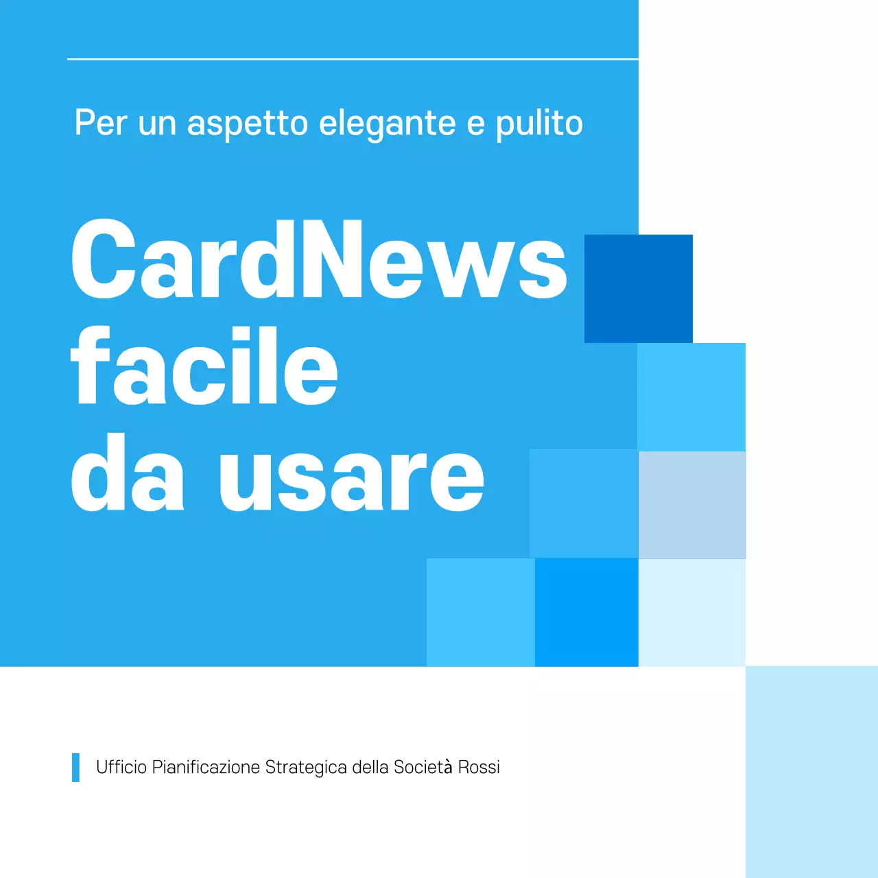 Carta blu chicPromozione novità