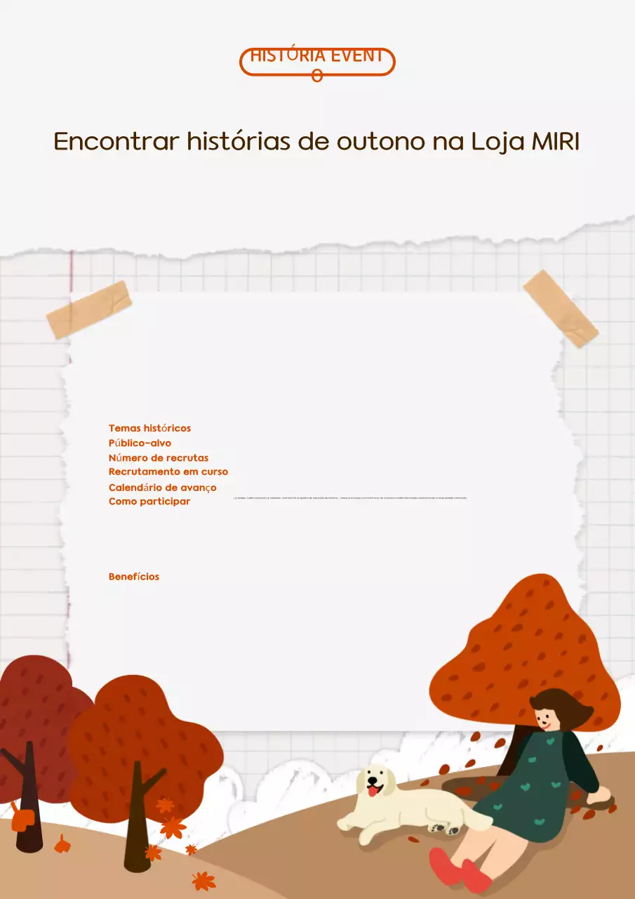 Um guia para os eventos de outono em laranja
