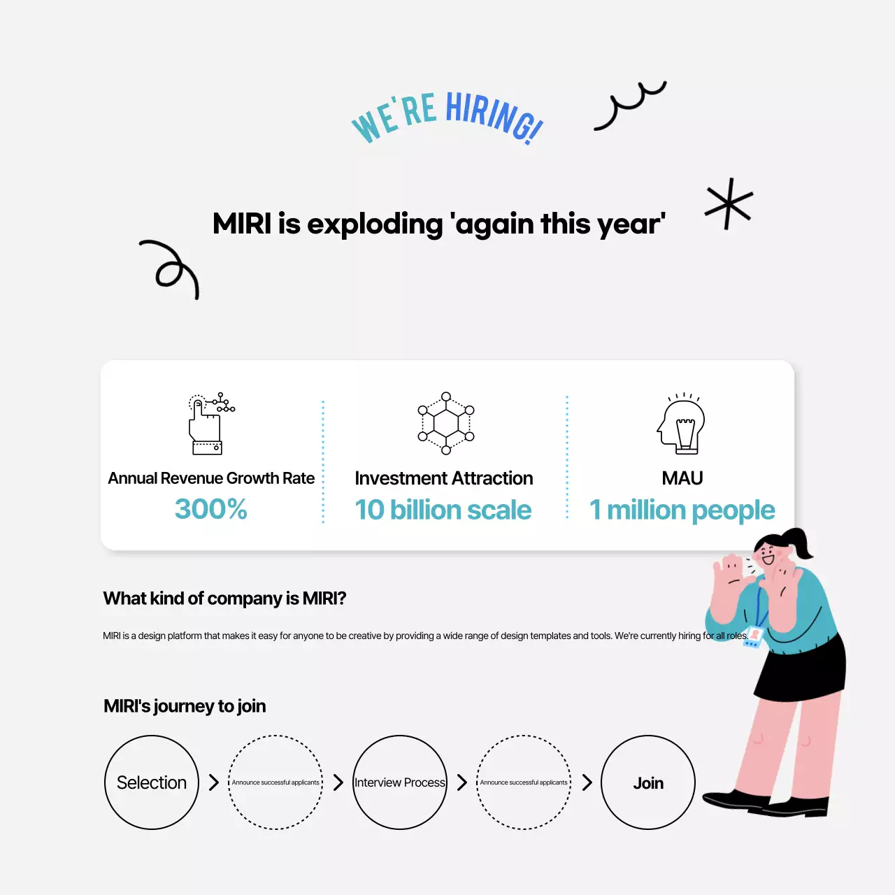 Mint's simple company recruiting