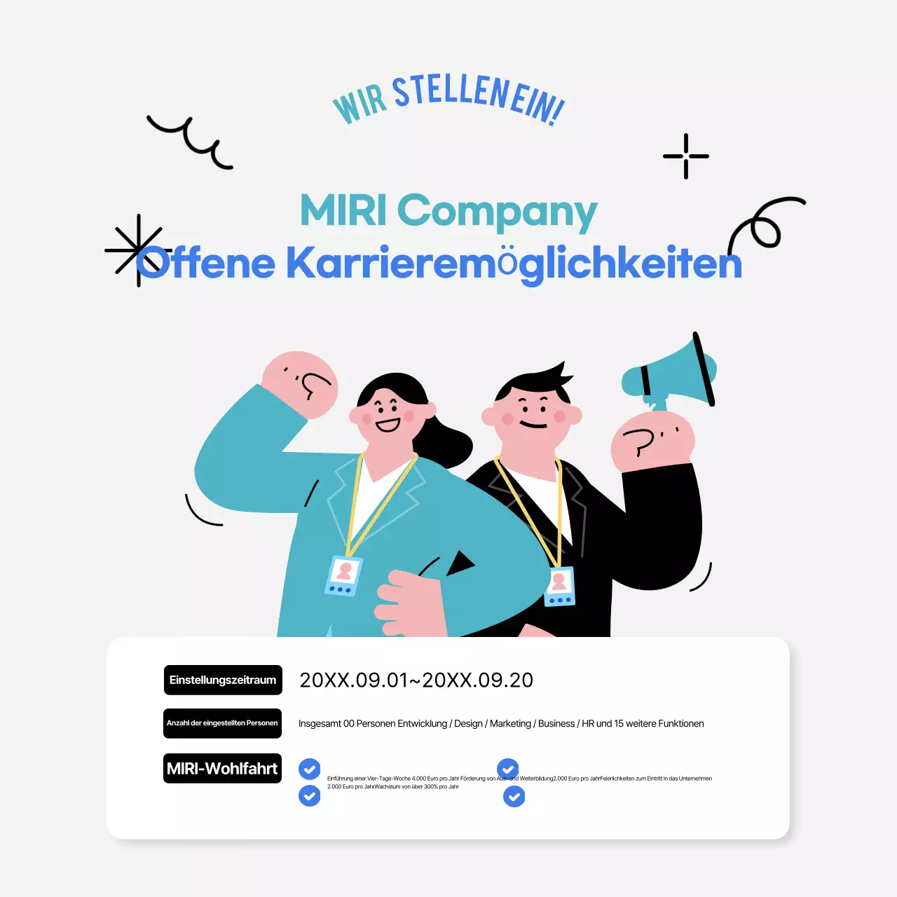 Mint's einfache Unternehmensrekrutierung