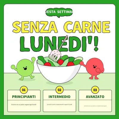 promozione verde minima vegana