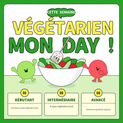 promotion verte minimale végétalienne