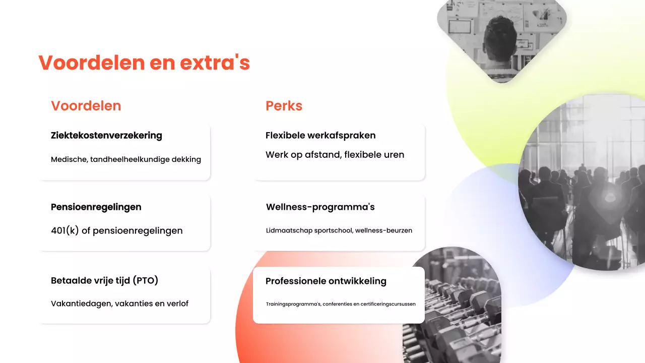 Witte moderne gids voor het inwerken van werknemers