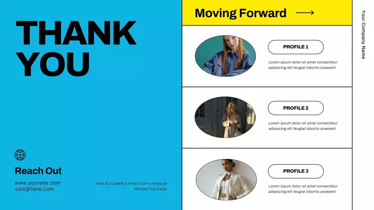 yellow modern content marketing presentation