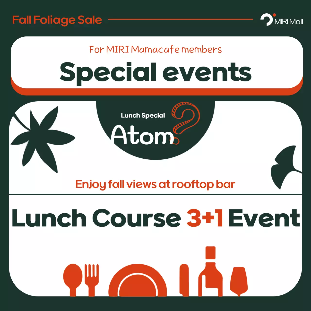 Orange Retro Fall Ad