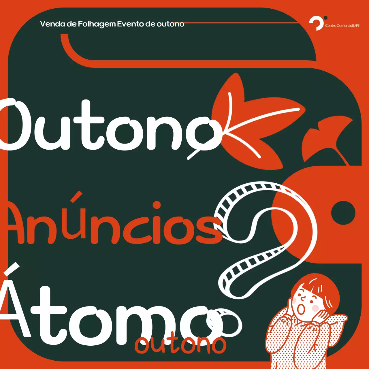Anúncio de outono Retro Laranja