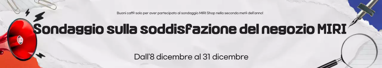 Promuovere un moderno sondaggio clienti in rosso e blu