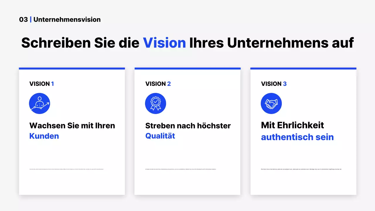 Einführung in das Blue Simple Unternehmensprofil