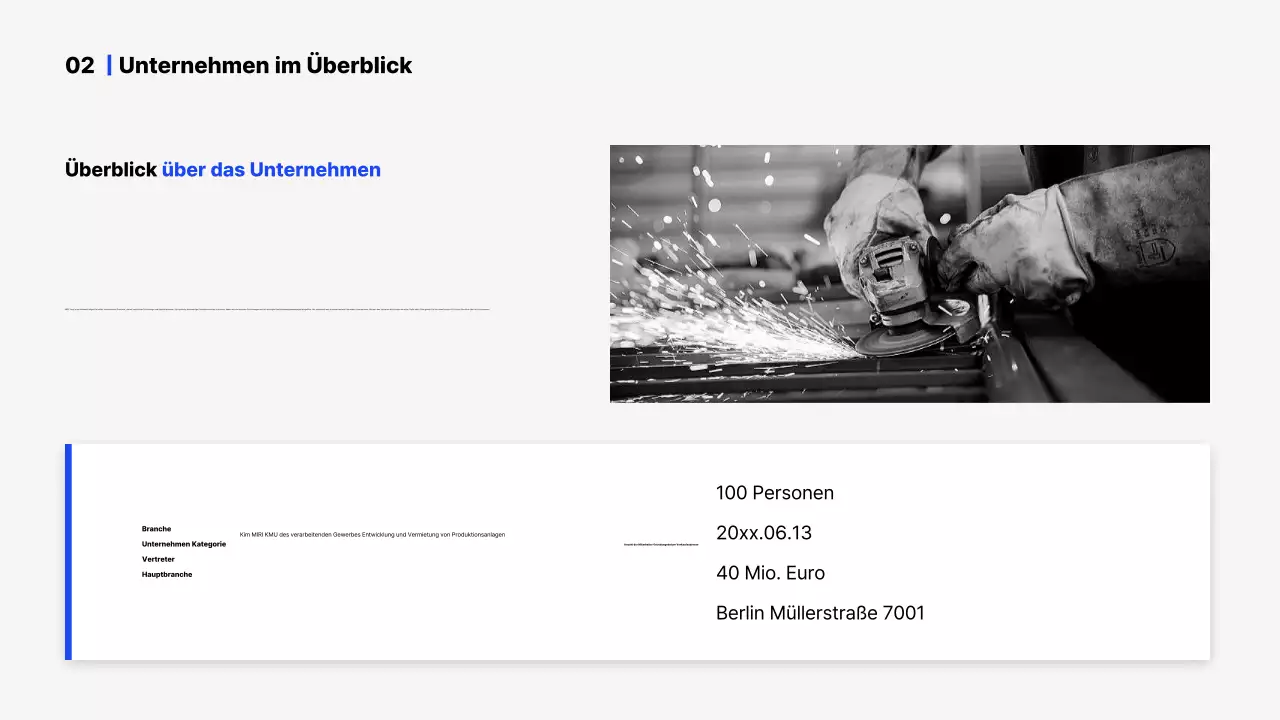 Einführung in das Blue Simple Unternehmensprofil