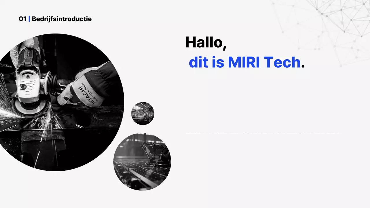 Introductie van het Blue Simple bedrijfsprofiel