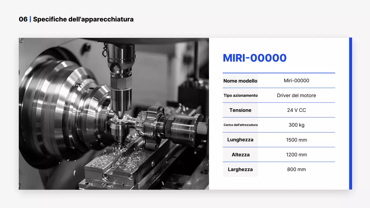 Presentazione del profilo aziendale Blue Simple