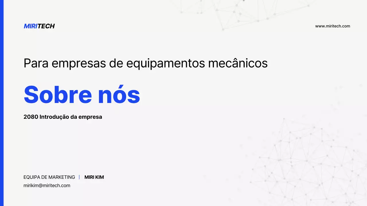 Apresentação do perfil da empresa Blue Simple