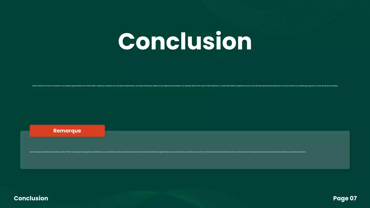 présentation d'un projet de groupe moderne et écologique
