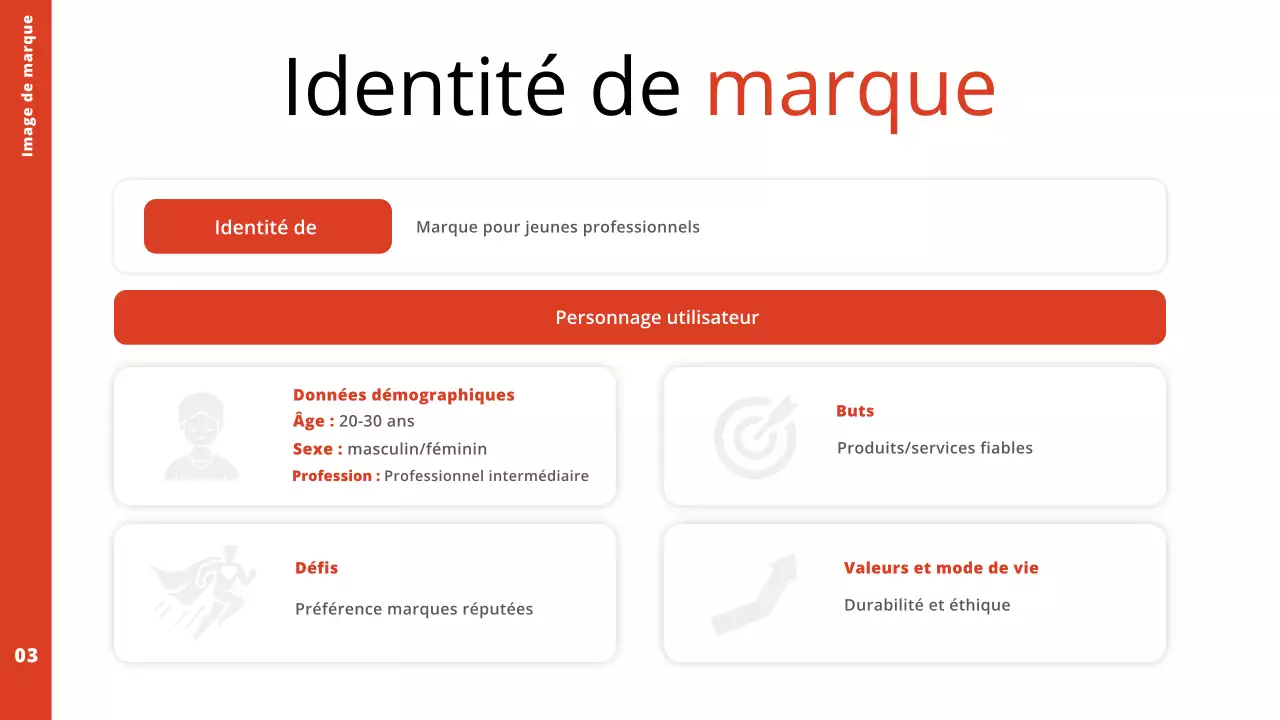 plan de marketing moderne rouge