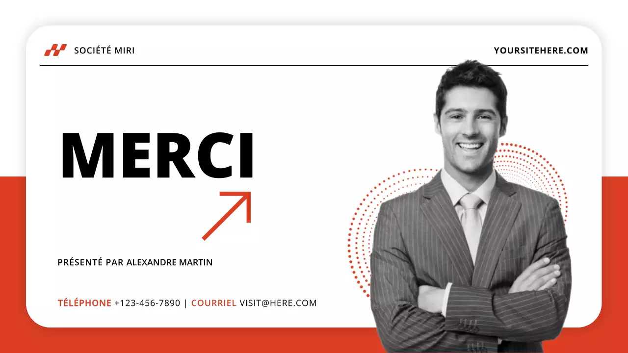 plan de marketing moderne rouge