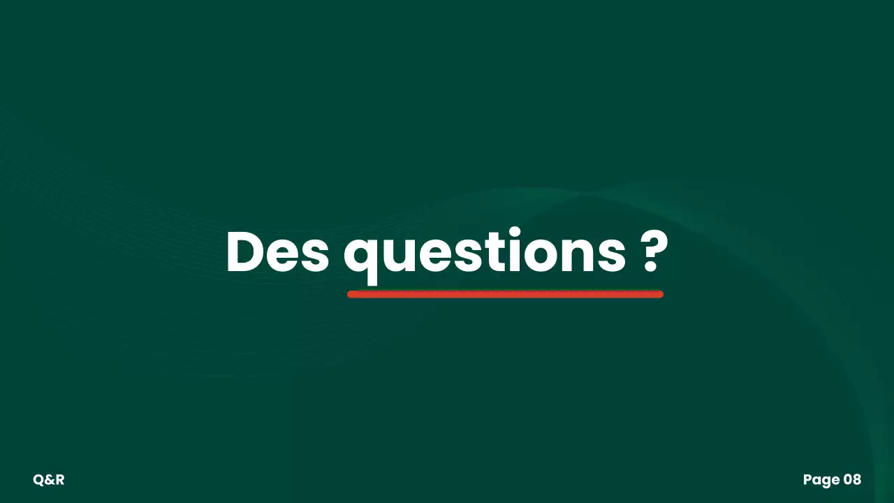 présentation d'un projet de groupe moderne et écologique