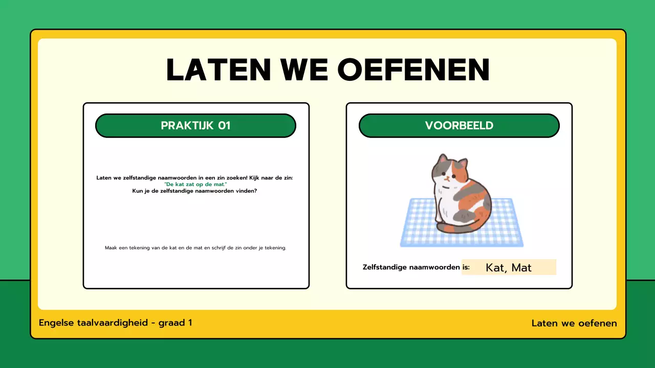 groene minimale grammatica