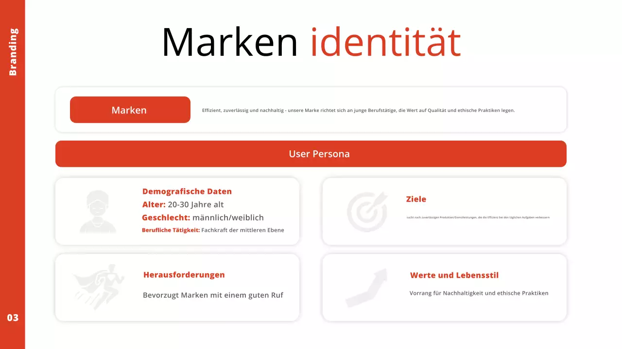 red modern marketing plan