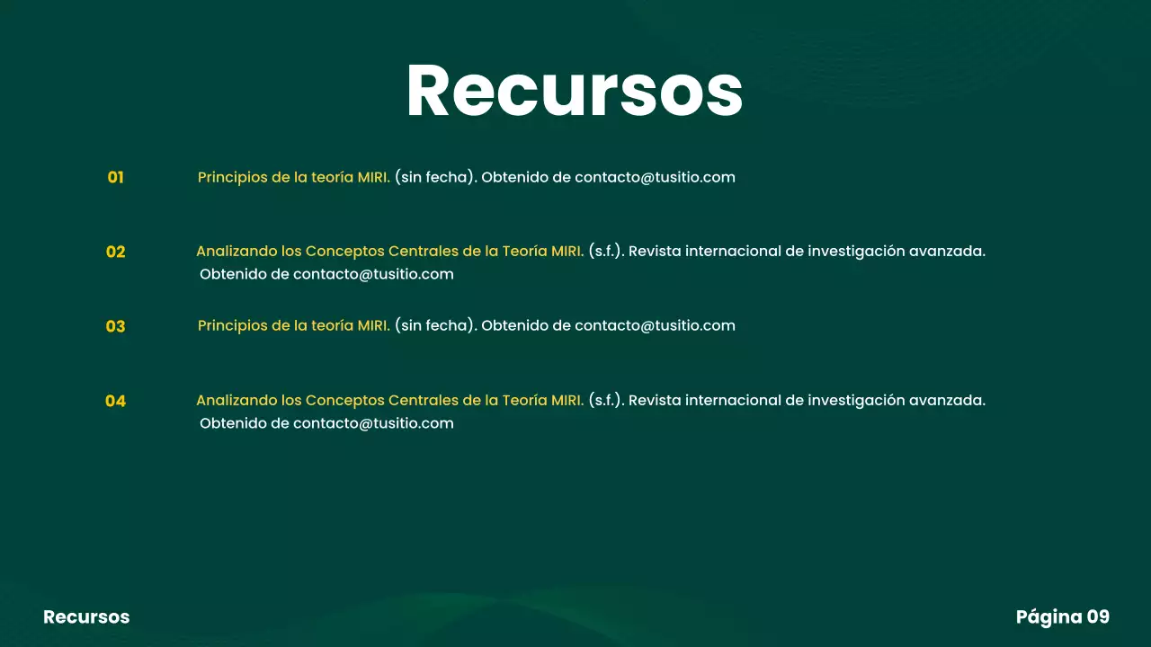 presentación del proyecto de grupo green modern