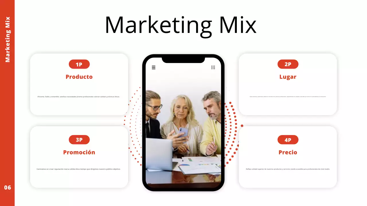 plan de marketing red modern