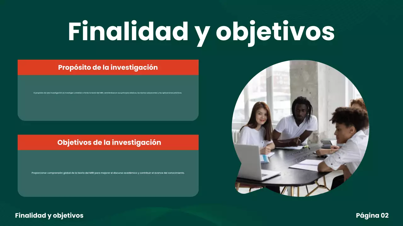 presentación del proyecto de grupo green modern