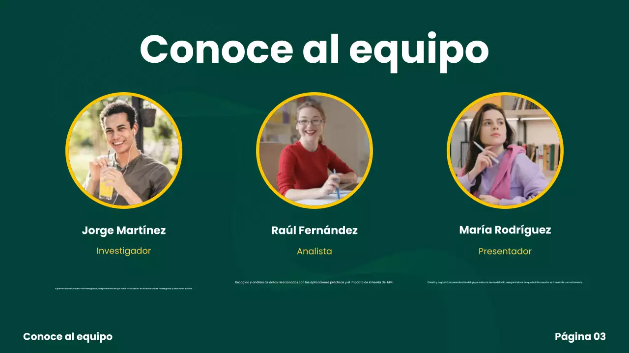 presentación del proyecto de grupo green modern