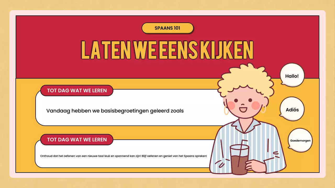 rode retro taalcursus