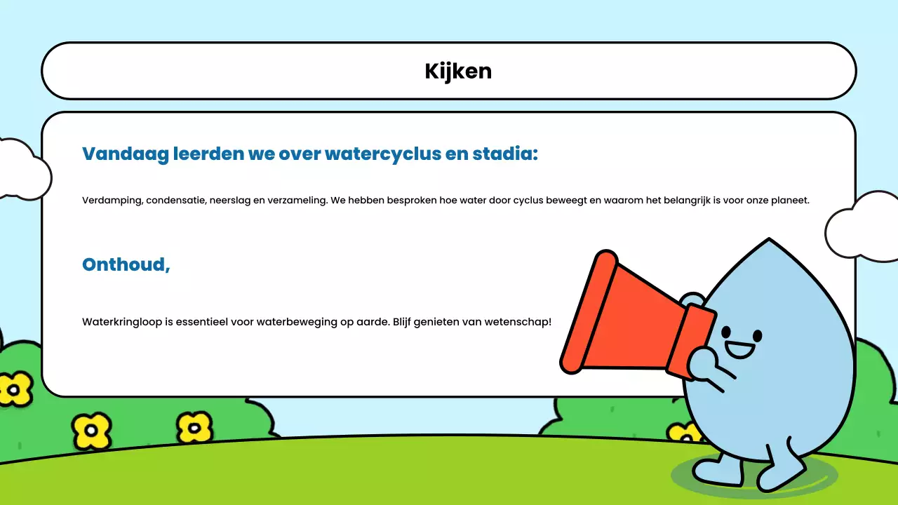 blauwe eenvoudige wetenschapsklas